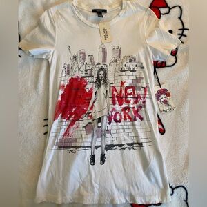 NWT vintage Forever 21 x Kelly Smith graphic tee shirt